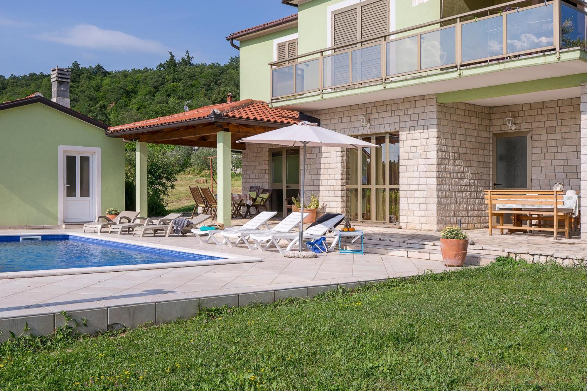 Apartments Cekada Labin  Luaran gambar